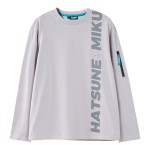 Official Hatsune Miku Neon Electronic Music Project Moeyu Miku Merch Black Grey Neutral Top